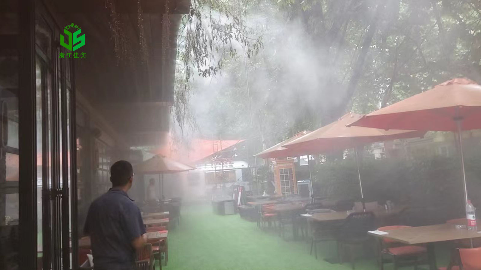 北京人造雾喷雾造景 雾森系统打造特色景观体验-2